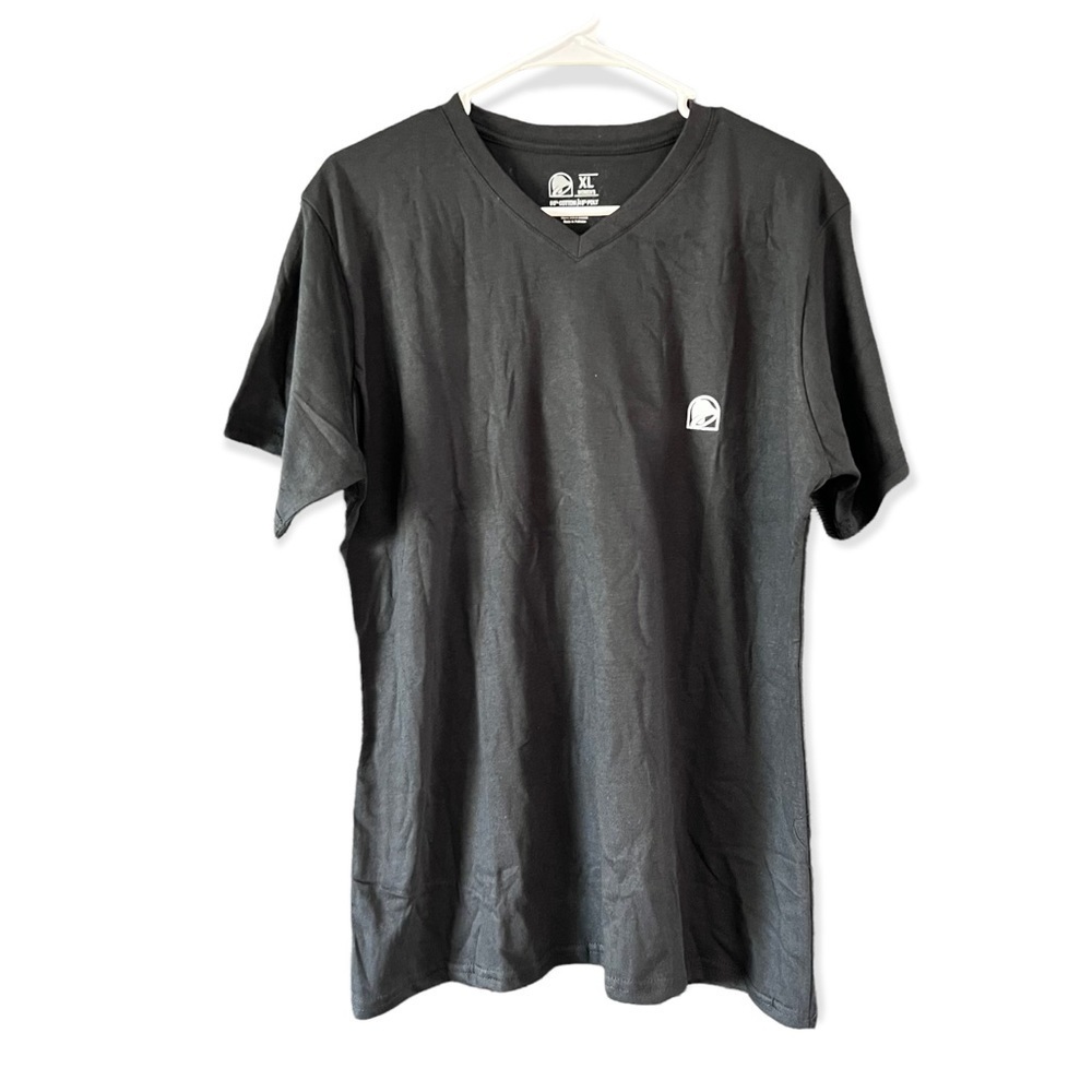 Taco Bell Women's Short Shirt Sleeve V-Neck Logo T-shirt - XL